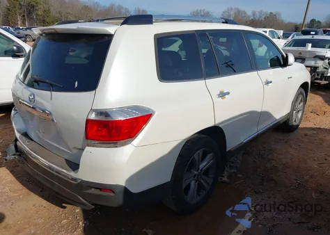 2013 Toyota Highlander Limited V6 z USA, uszkodzony, nr VIN 5TDDK3EH9DS250304